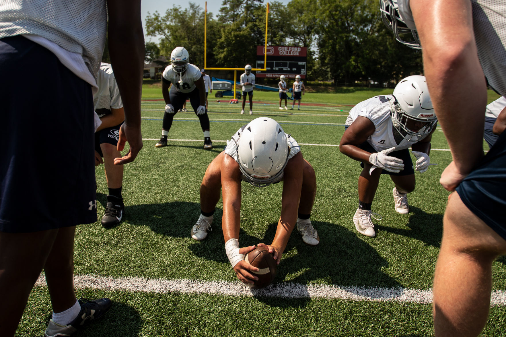 First day of football practice